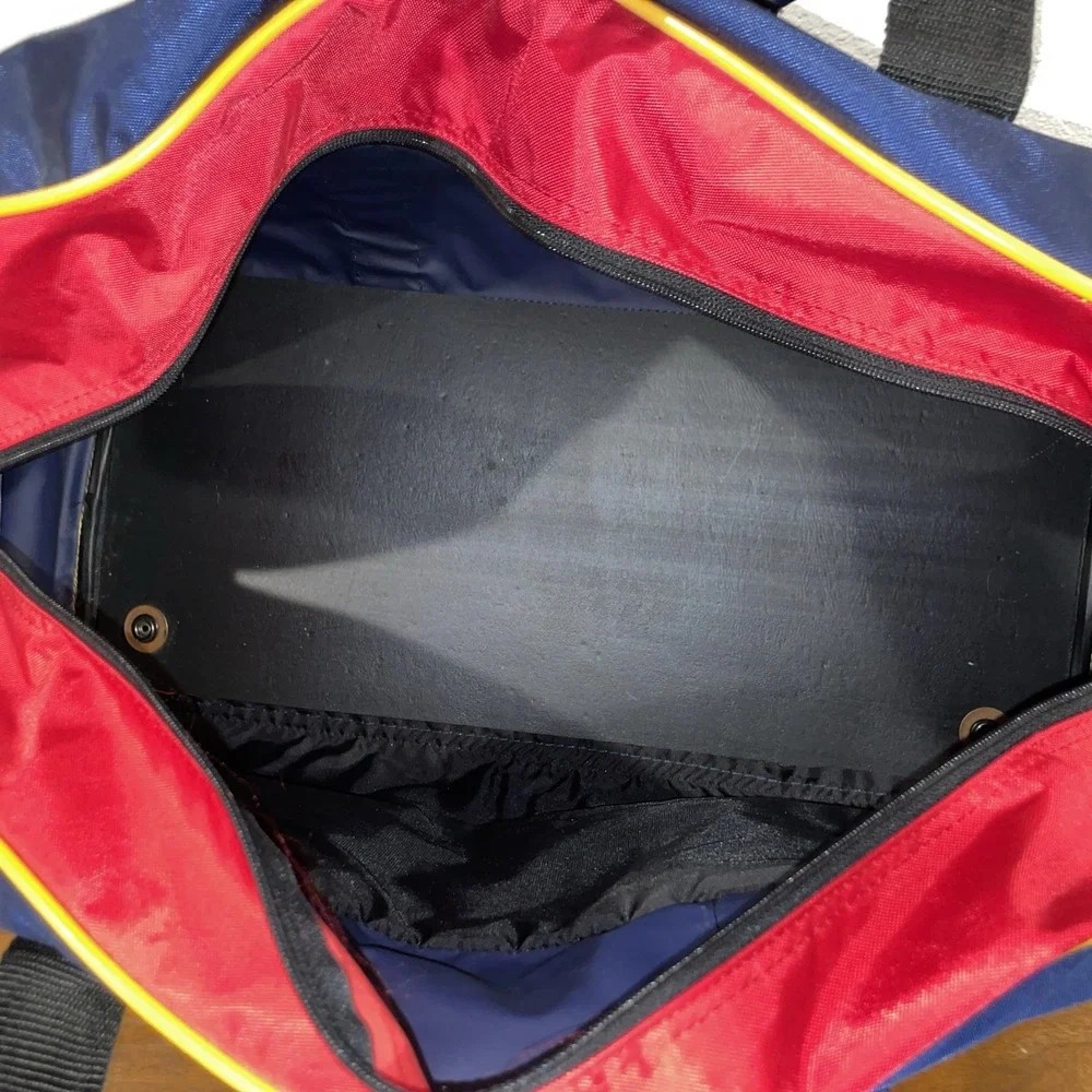 RARE! Vintage Speedo Duffle Bag, 1990s, Metal Feet, Colorful, Bold